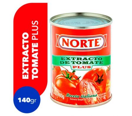 EXTRACTO DE TOMATE NORTE 140GR
