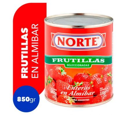FRUTILLAS NORTE ENTERAS 850GR