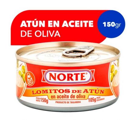 ATUN NORTE C/ACEITE DE OLIVA 150GR