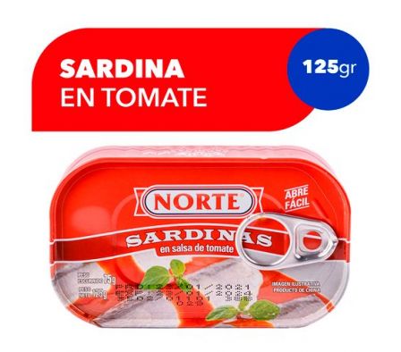 SARDINA NORTE EN ACEITE 125GR
