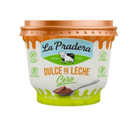 DULCE DE LECHE FAMILIAR LA PRADERA CERO 220GR
