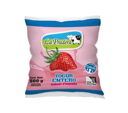 YOGUR LA PRADERA VAINILLA FRUTILLA 500ML
