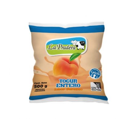 YOGUR LA PRADERA DURAZNO SACHET 500GR