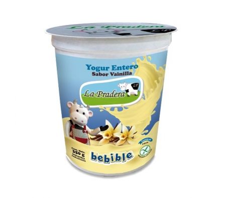 YOGUR LA PRADERA CREMOSO VASO VAINILLA 350 G