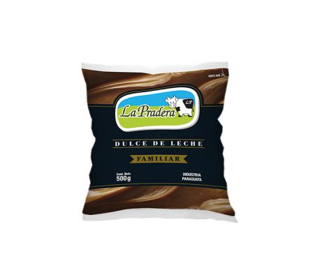 DULCE DE LECHE LA PRADERA FAMILIAR SACHET 500GR
