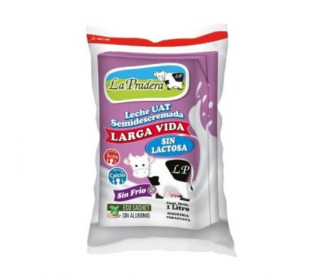 LECHE LA PRADERA L.V. SIN LACTOSA 1L.