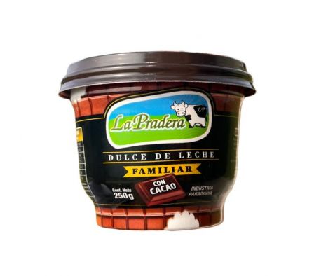 DULCE DE LECHE LA PRADERA C/CACAO FAMILIAR 250GR 