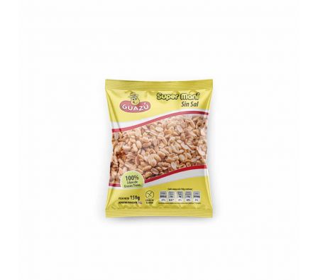 MANI GUAZU TOSTADO S/SAL GIGANTE PAQ 150GR