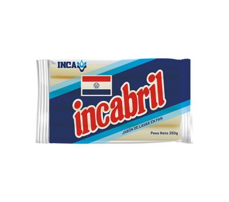 JABON EN PAN INCABRIL BLANCO 250GR
