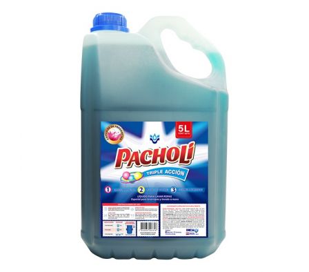JABON LIQUIDO PACHOLI TRIPLE ACCION 5LT