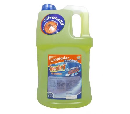 LIMPIADOR INCABRIL MULTIUSO CON CITRONELLA 5L