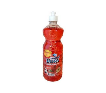 DETERGENTE INCABRIL ULTRA MANZANA DE 800CC