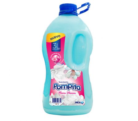 SUAVIZANTE POMPITA FLORES BLANCA 3 LTS