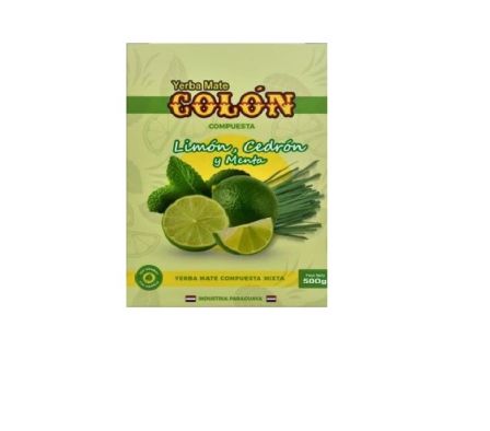 YERBA COLON LIMON,CEDRON,MENTA 500GR