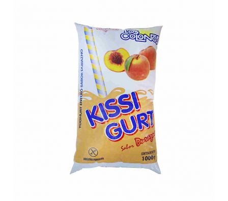 YOGUR LOS COLONOS KISSI GURT DURAZNO 1L