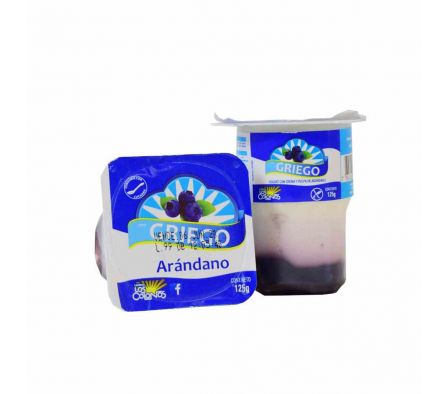 YOGUR GRIEGO LOS COLONOS ARANDANO 125G