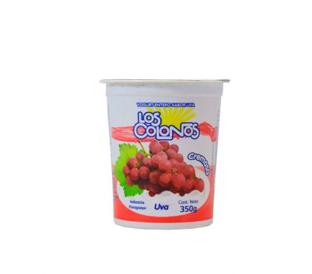 YOGUR LOS COLONOS UVA 350GR