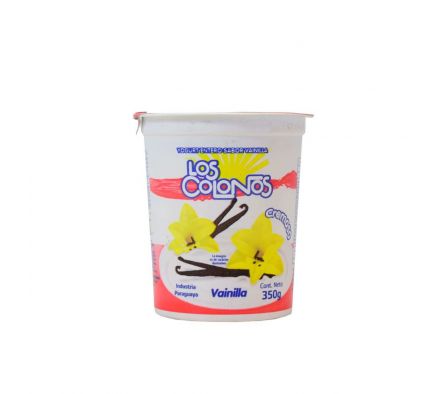 YOGUR LOS COLONOS VAINILLA 350GR