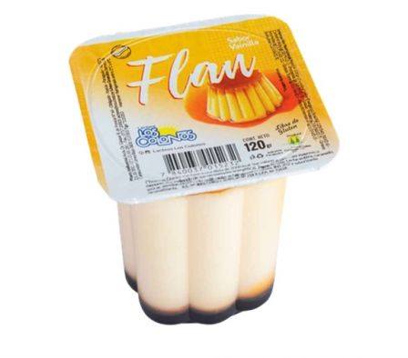 FLAN LOS COLONOS SABOR VAINILLA CON CARAMELO 120GR