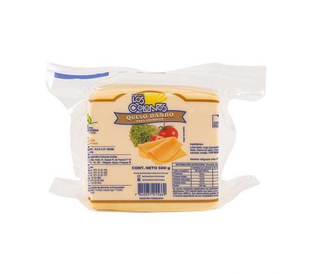 QUESO SANDWICH LOS COLONOS FETEADO 500GR