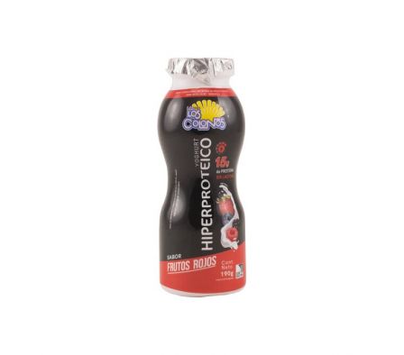 YOGUR LOS COLONOS HIPERPROTEICO FRUTOS ROJOS 190GR