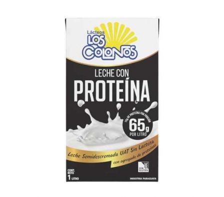 LECHE LOS COLONOS SEMIDESC SIN LACTOSA 1 LT 