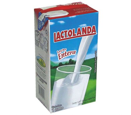 LECHE LACTOLANDA UAT LARGA VIDA ENTERA 1LT