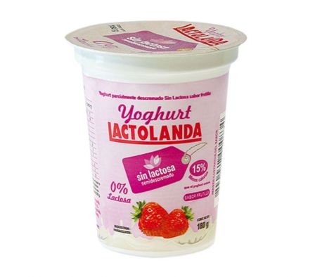 YOGUR LACTOLANDA SIN LACTOSA FRUTILLA 180GR