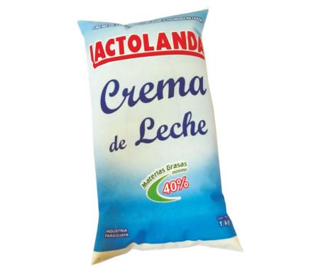 CREMA DE LECHE LACTOLANDA SACHET 1LT