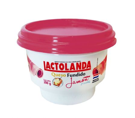 QUESO FUNDIDO LACTOLANDA JAMON 200GR