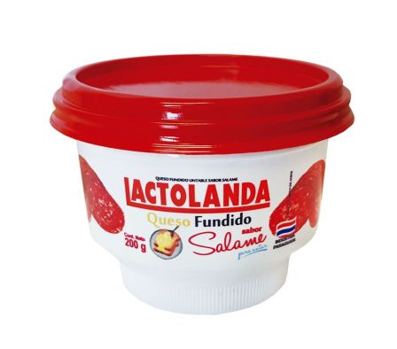 QUESO FUNDIDO LACTOLANDA SALAME 200GR