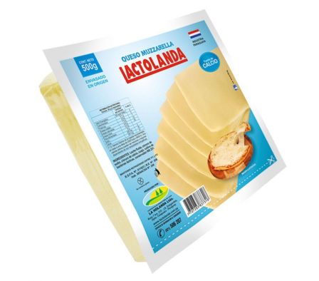 PACK QUESO LACTOLANDA MUZZARELLA FETEADO 500GR