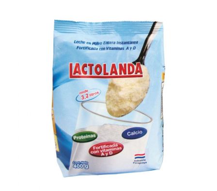 LECHE EN POLVO LACTOLANDA ENTERA 400GR