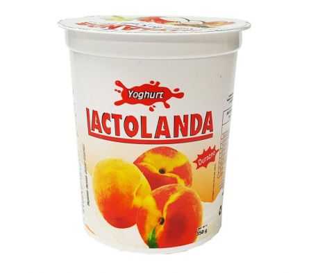 YOGUR LACTOLANDA DURAZNO POTE 350G