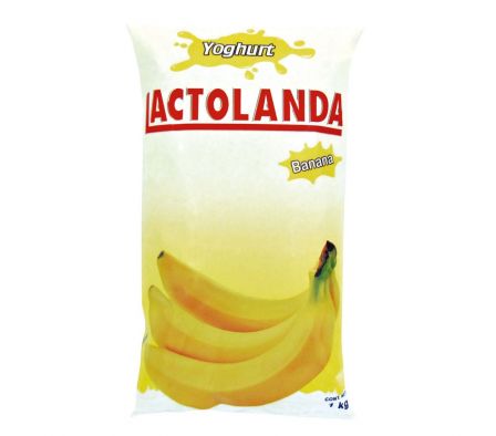 YOGUR LACTOLANDA BANANA SACHET 1L