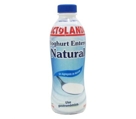YOGUR LACTOLANDA NATURAL ENTERA 900G