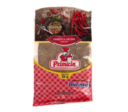 PIMIENTA NEGRA PRIMICIA MOLIDA 25GR