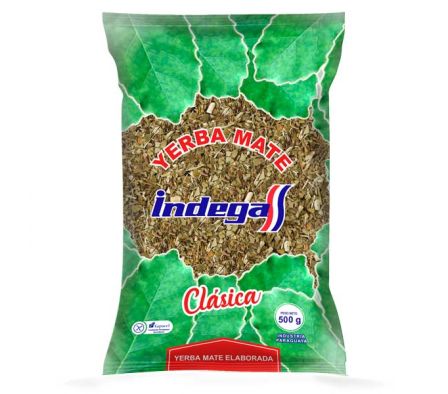 YERBA MATE INDEGA ENVASE PLASTICO 500GR