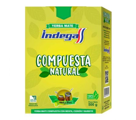 YERBA MATE INDEGA COMPUESTA CAJA 500 GR