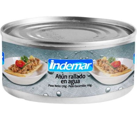 ATUN INDEMAR RALLADO EN AGUA 160G