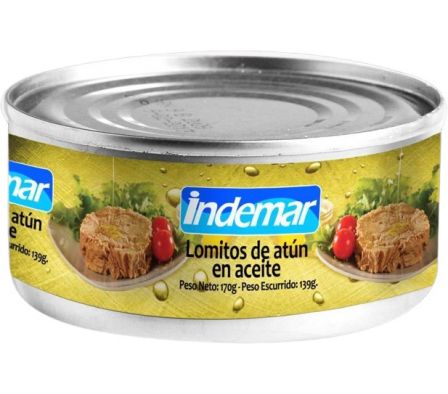 ATUN INDEMAR LOMO EN ACEITE 160G
