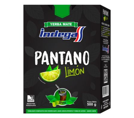 YERBA MATE INDEGA PANTANO LIMÓN 500G
