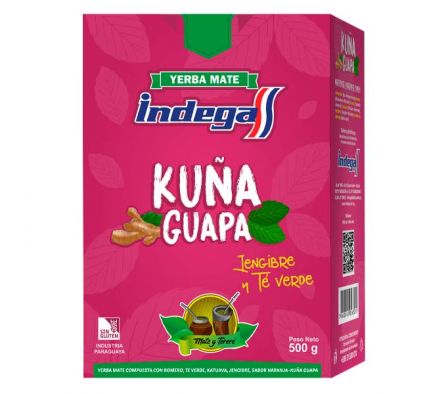 YERBA MATE INDEGA KUÑA GUAPA CAJA 500GR