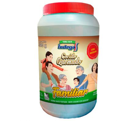 MATE COCIDO INDEGA TOST.C/AZU POT500g