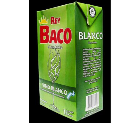 VINO REY BACO BLANCO TETRA 1LT