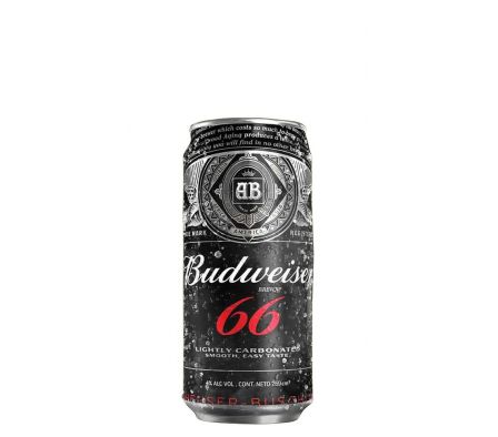 CERVEZA BUDWEISER 66 LATA 310M