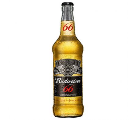 CERVEZA BUDWEISER 66 BOTELLA 550CC