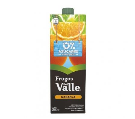 JUGO FRUGOS DEL VALLE NARANJA CERO AZUCAR 1LT