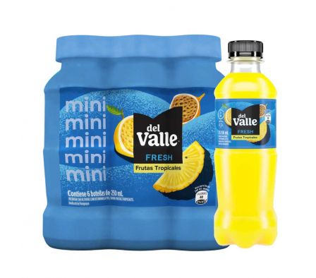 PACKX6 JUGO FRUGOS DEL VALLE FRESH FRUT TROP 250ML