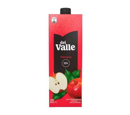 JUGO  DEL VALLE MANZANA TETRA 1L
